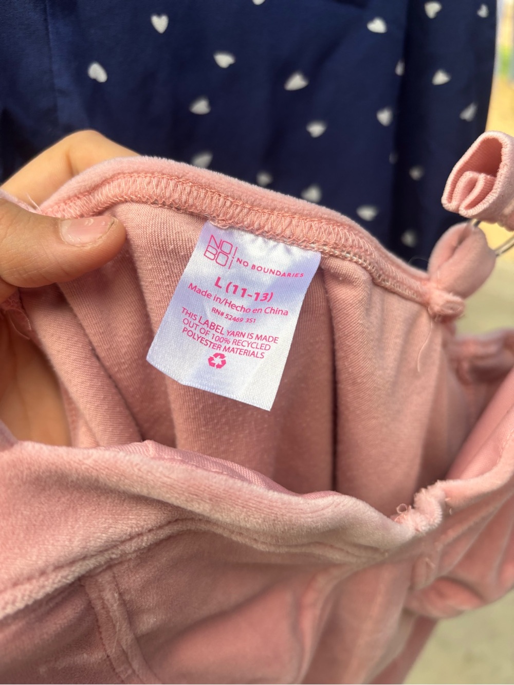No Boundaries Pink Hooded Jacket with Drawstring